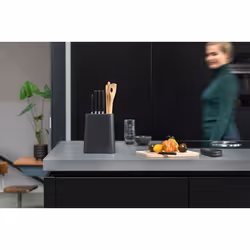 Brabantia 129889 ceppo per coltelli Ceppo per coltelli con fessure Plastica Grigio - Vista aggiuntiva 4