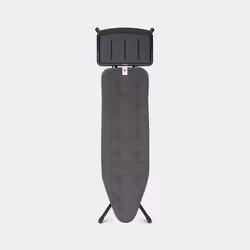Brabantia 134449, Stiramaniche, Cotone, Ferro a vapore, Nero, Monocromatico, 1240 x 380 mm