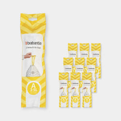 Brabantia 137648 sacchetto per rifiuti 5 L Bianco 20 pz
