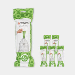Brabantia 138423 sacchetto per rifiuti 30 L Bianco 20 pz