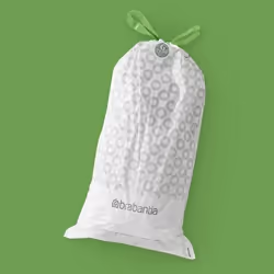 Brabantia 138423 sacchetto per rifiuti 30 L Bianco 20 pz