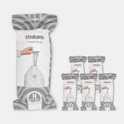 Brabantia 138782 sacchetto per rifiuti 60 L Bianco 20 pz