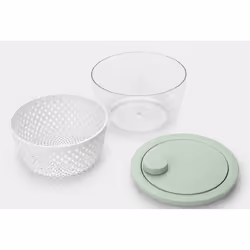 Brabantia 145407 centrifuga da insalata Verde, Bianco - Vista aggiuntiva 2