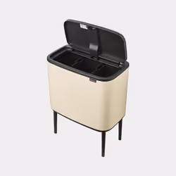 Brabantia Bo Touch Bin 33 L 3 cestello/i Beige - Vista aggiuntiva 5