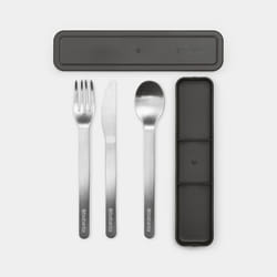 Brabantia Make & Take set di posate 3 pz Grigio, Acciaio inox