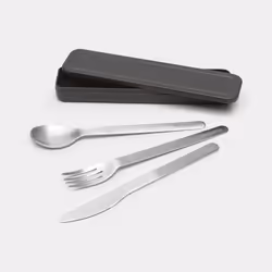 Brabantia Make & Take set di posate 3 pz Grigio, Acciaio inox