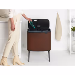 Brabantia Bo Touch Bin Rettangolare Plastica Marrone