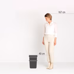 Brabantia Sort & Go 16 L 1 cestello/i Verde - Vista aggiuntiva 3
