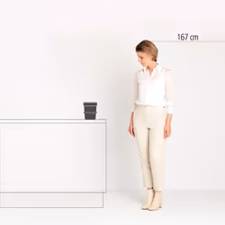 Brabantia Sort & Go 3 L 1 cestello/i Grigio