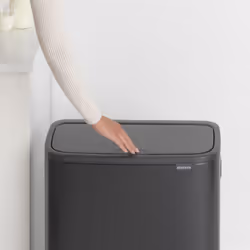Brabantia Bo Touch Bin 60 L Rettangolare Plastica Nero - Vista aggiuntiva 6