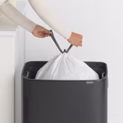 Brabantia Bo Touch Bin 60 L Rettangolare Plastica Nero - Vista aggiuntiva 8