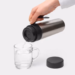 Brabantia 228643 borraccia Uso quotidiano 500 ml Acciaio Nero, Acciaio - Vista aggiuntiva 5