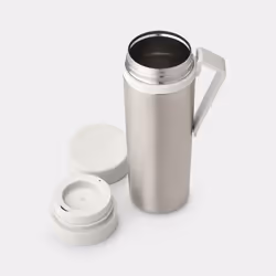 Brabantia 228667 borraccia Uso quotidiano 500 ml Acciaio inox Grigio, Acciaio