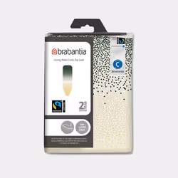 Brabantia 242267 rivestimento per asse da stiro Imbottitura per copriasse da stiro Cotone Beige, Verde