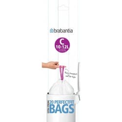 Brabantia PerfectFit vuilniszak Typ C 10-12 L, 20 stuks