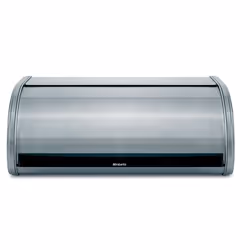 Brabantia Matte Steel Roll Top Bread Bin, Rettangolare, Acciaio inox, 447 mm, 260 mm, 173 mm, 2,3 kg
