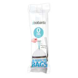 Brabantia 300349 sacchetto per rifiuti 30 L Bianco 20 pz