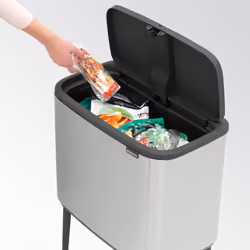 Brabantia 315848 bidone per la spazzatura 36 L Rettangolare Acciaio Acciaio inox - Vista aggiuntiva 6