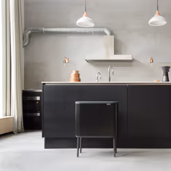 Brabantia 316203 bidone per la spazzatura 34 L Rettangolare Acciaio Nero