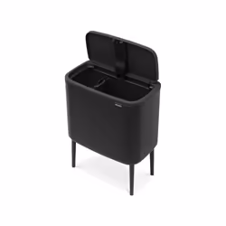 Brabantia 316203 bidone per la spazzatura 34 L Rettangolare Acciaio Nero