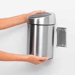 Brabantia TOUCH BIN 3 L Rotondo Acciaio - Vista aggiuntiva 4