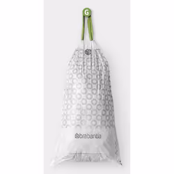 Brabantia 8710755375668 sacchetto per rifiuti 30 L Grigio, Bianco 40 pz