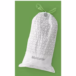 Brabantia 8710755375668 sacchetto per rifiuti 30 L Grigio, Bianco 40 pz