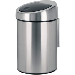 Brabantia Touch Bin Anti-Impronte, Inox Satinato FPP,3 l