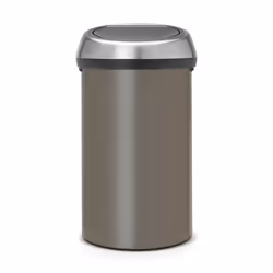 Brabantia 402463, 60 L, Rotondo, Metallo, Plastica, Argento, Manuale, Metallo