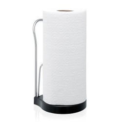 Brabantia 493546 porta asciugamani di carta Plastica, Acciaio Nero, Argento