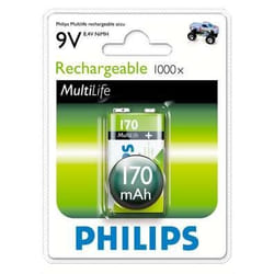 Philips Rechargeables Batteria 9VB1A17/10