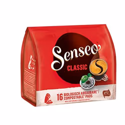 Senseo CLASSIC, Cialde caffè, 16 tazze, UTZ, 16 pz, Borsa