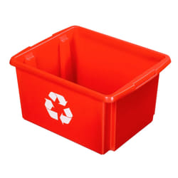 Sigma home 39001249 scatola di conservazione Armadietto portaoggetti Rettangolare Polipropilene (PP) Rosso