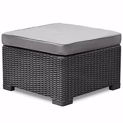 Allibert California, Pouff/poggiapiedi, Cubo, Grafite, 680 mm, 680 mm, 350 mm