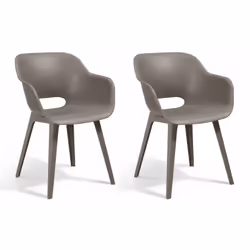 Caratterizzata da un design contemporaneo, la sedia da esterno Akola della Keter è la scelta perfetta per migliorare il vostr ...