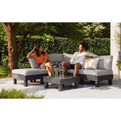 Keter 257361 set mobili da esterno Nero, Grigio - Vista aggiuntiva 7