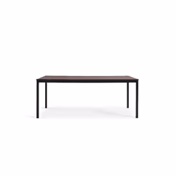 Keter 260567, Nero, Legno, Metallo, Plastica, Forma rettangolare, 4 gamba/gambe, 6 persona(e), 1590 mm