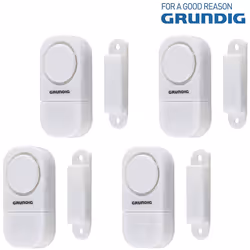 Kit 4 mini allarme per porte e finestre! Custodisce tutti gli ingressi, allarme di altissimo livello sonoro! Facilità di mont ...