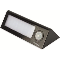 Grundig - Lampada Faro led Solare Faretto con Sensore di Movimento Luce Esterno Giardino