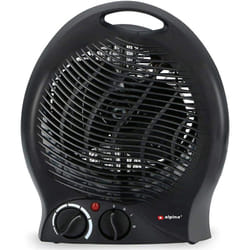 Alpina - Caldobagno Potenza 2000 Watt con Termostato Regolabile Nero Caldo Freddo