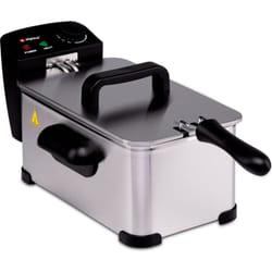 Friggitrice 3 Litri 2000 Watt da Cucina Temperatura Regolabile e Spia Controllo
