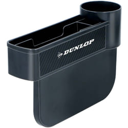 Dunlop - Organizzatore per Auto con Porta Bevande Organizer in Plastica Dura 4 Scomparti