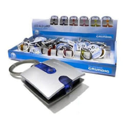 Torcia 1 led portachiavi forma lucchetto Grundig