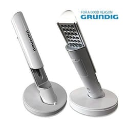 Grundig - Lampada a led da Tavolo 2 in 1 con Funzione Torcia 32 Led Extra White