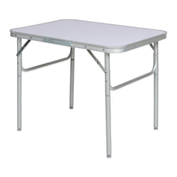 Tavolino Pieghevole con Struttura in Alluminio 75x55x60 Ideale per Campeggio