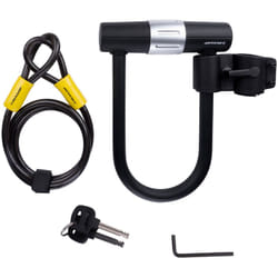 Dunlop - Lucchetto Telaio per Bicicletta Serratura Antifurto con Cavo 120 cm e 2 Chiavi