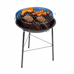 1 x barbecue Scelta di 4 colori, rosso, nero, blu, verde - contattaci per deciderlo! Realizzato in metallo solido 3 gambe fis ...