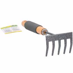 Handliche Kinzo-Rechen mit ergonomischem Griff und weichem Element. Sie liegen perfekt in der Hand, so dass die Arbeit mit ih ...