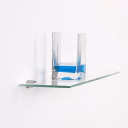 Duraline Glass Clip Square, Nichel, 10 kg, Vetro, Legno