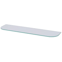 Duraline 1171656 scaffale Mensola galleggiante A muro Vetro Argento